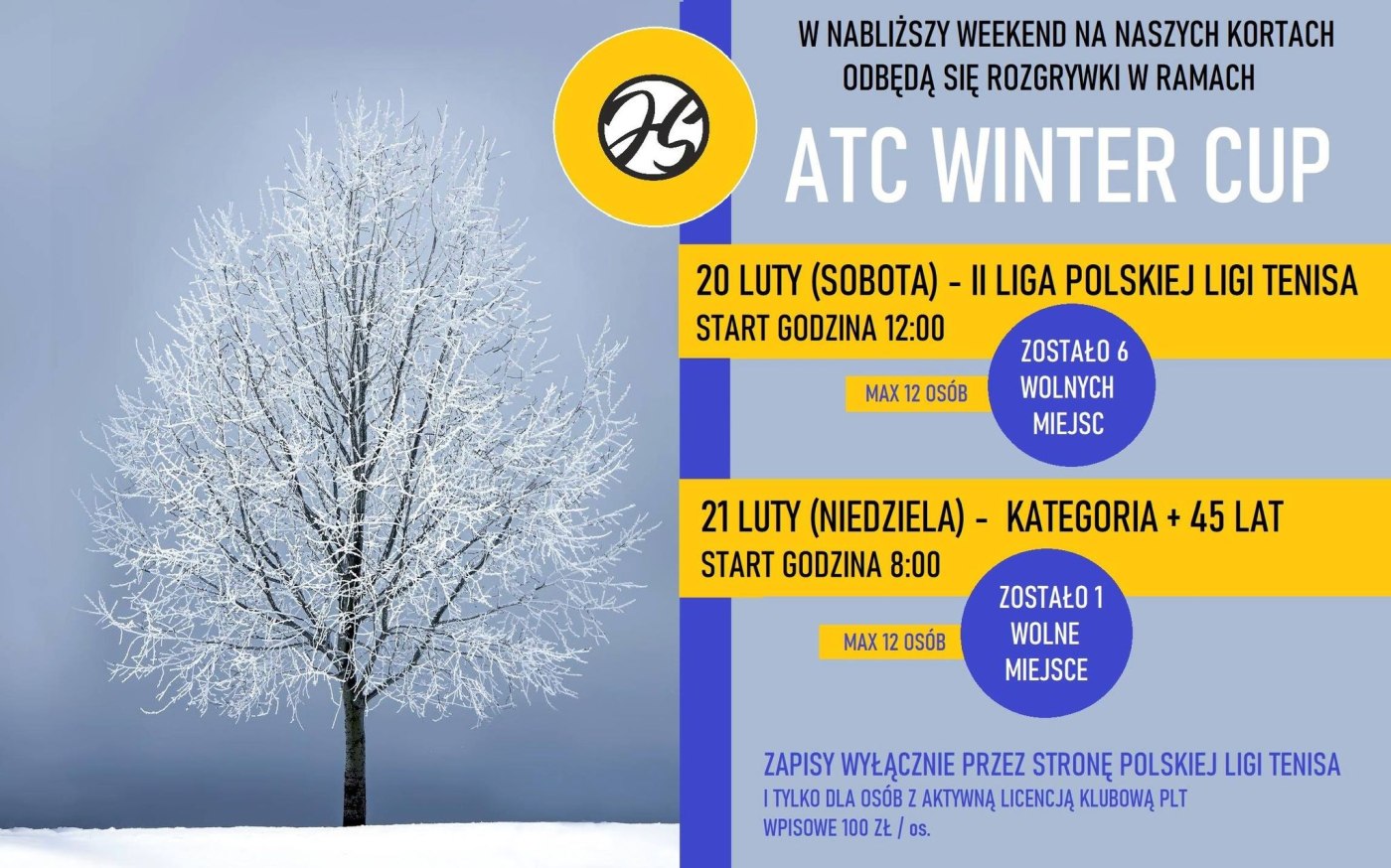 Winter Cup, Akademia Tenisa Chełmiec - Janusz Stanek, tenis ziemny, korty tenisowe, tenis Nowy Sącz